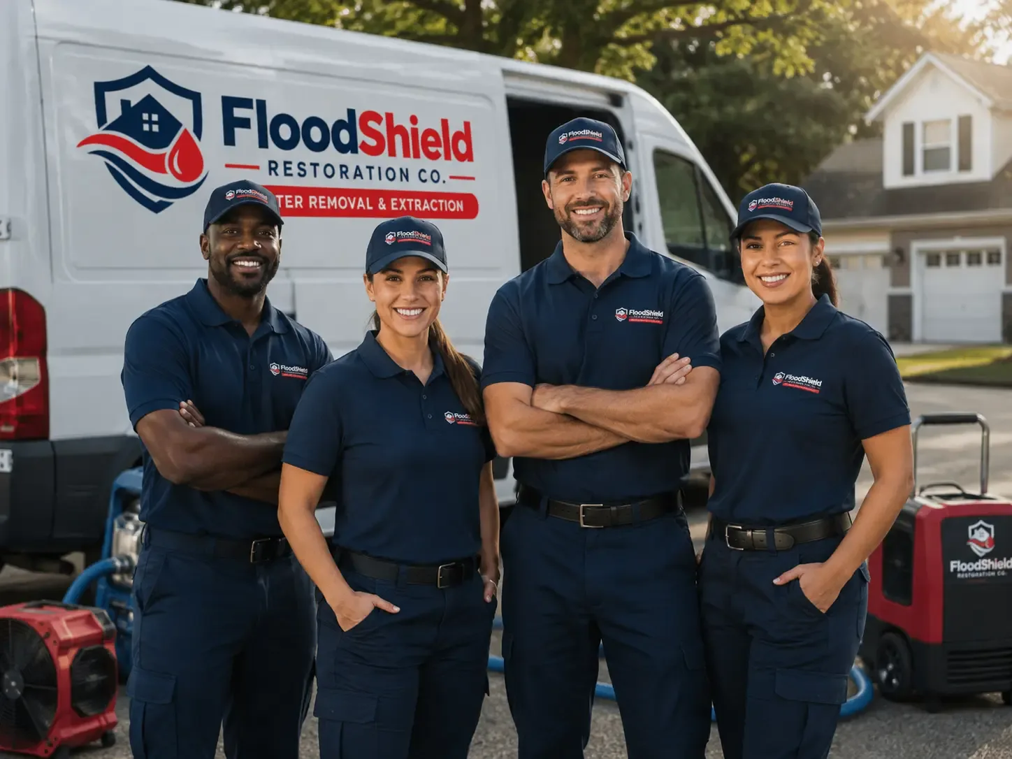 Flood Damage Restoration company in Newhall, IA