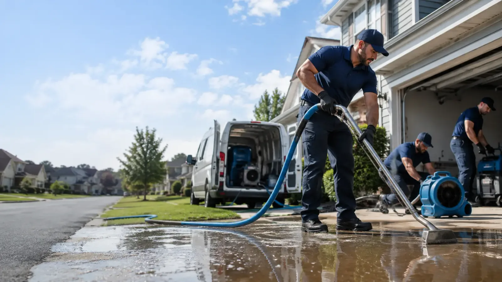 Flood Damage Restoration in Newhall, IA